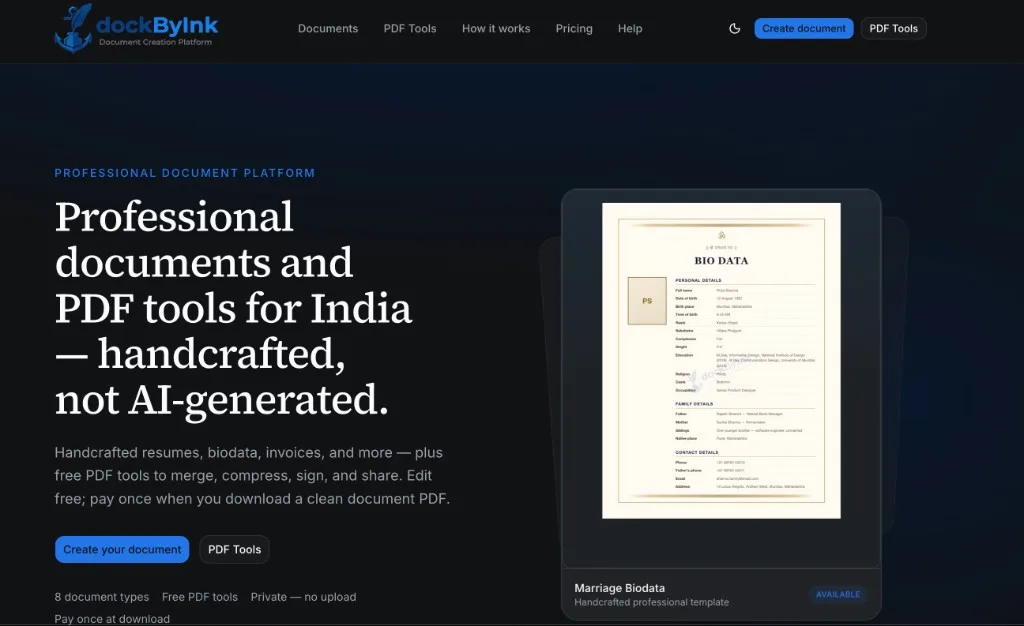 DocByInk preview